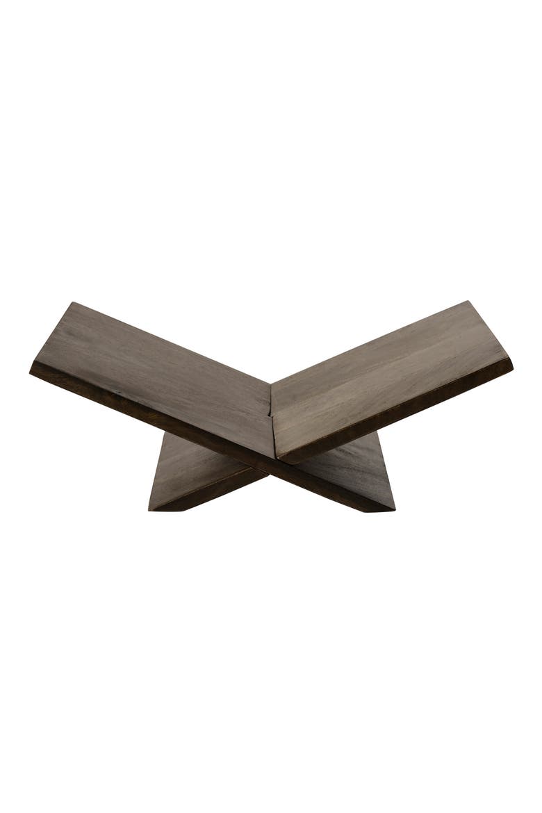 Wood Book Holder, Main, color, BROWN