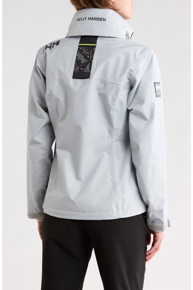 Crew Waterproof Hooded Jacket, Alternate, color, 853 GREY FOG