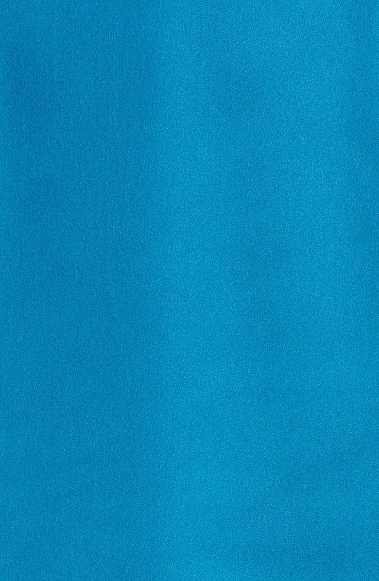 Misook Layered Bell Sleeve Crêpe de Chine Top, Alternate, color, 