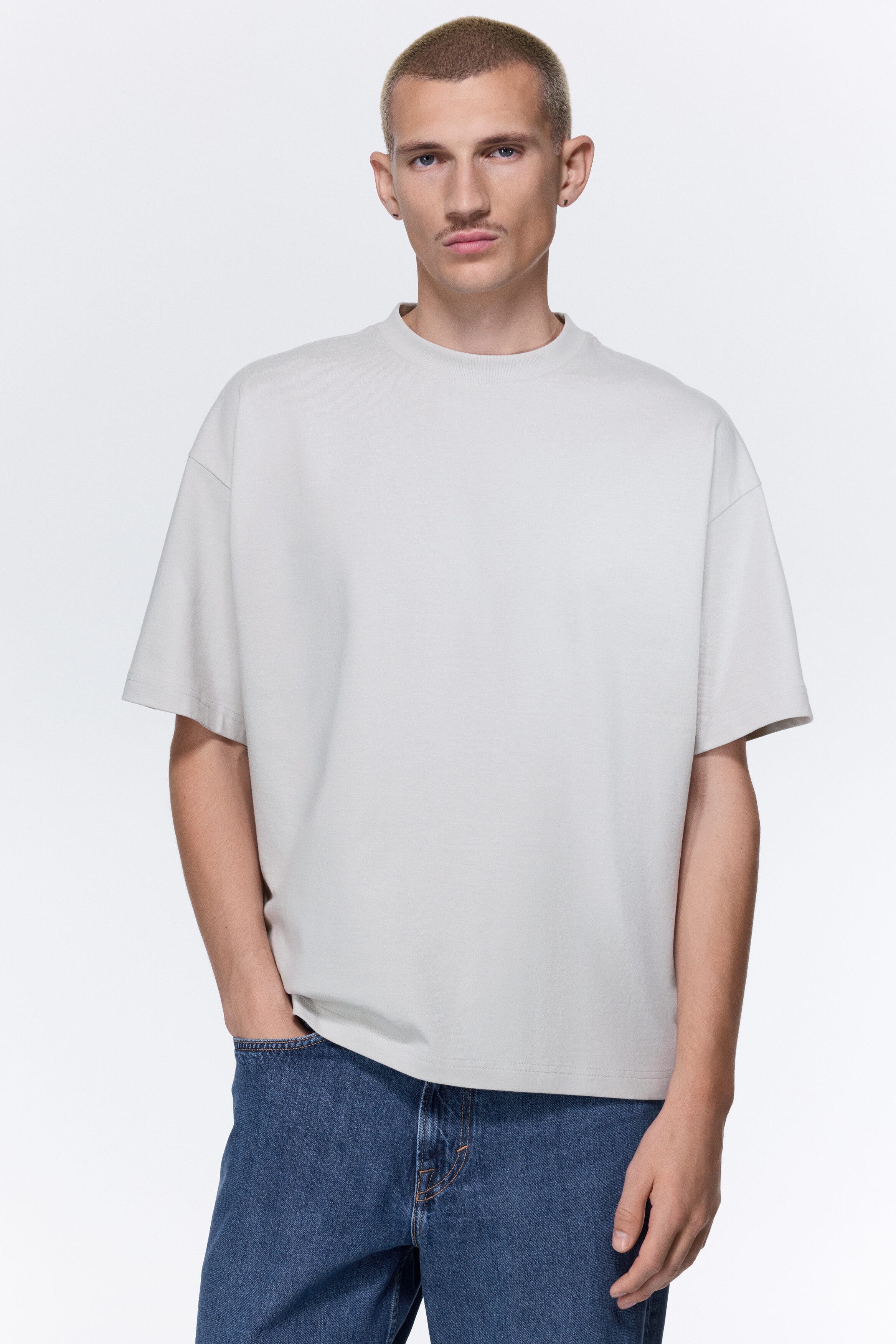 Oversized Fit Cotton T-shirt - image 4
