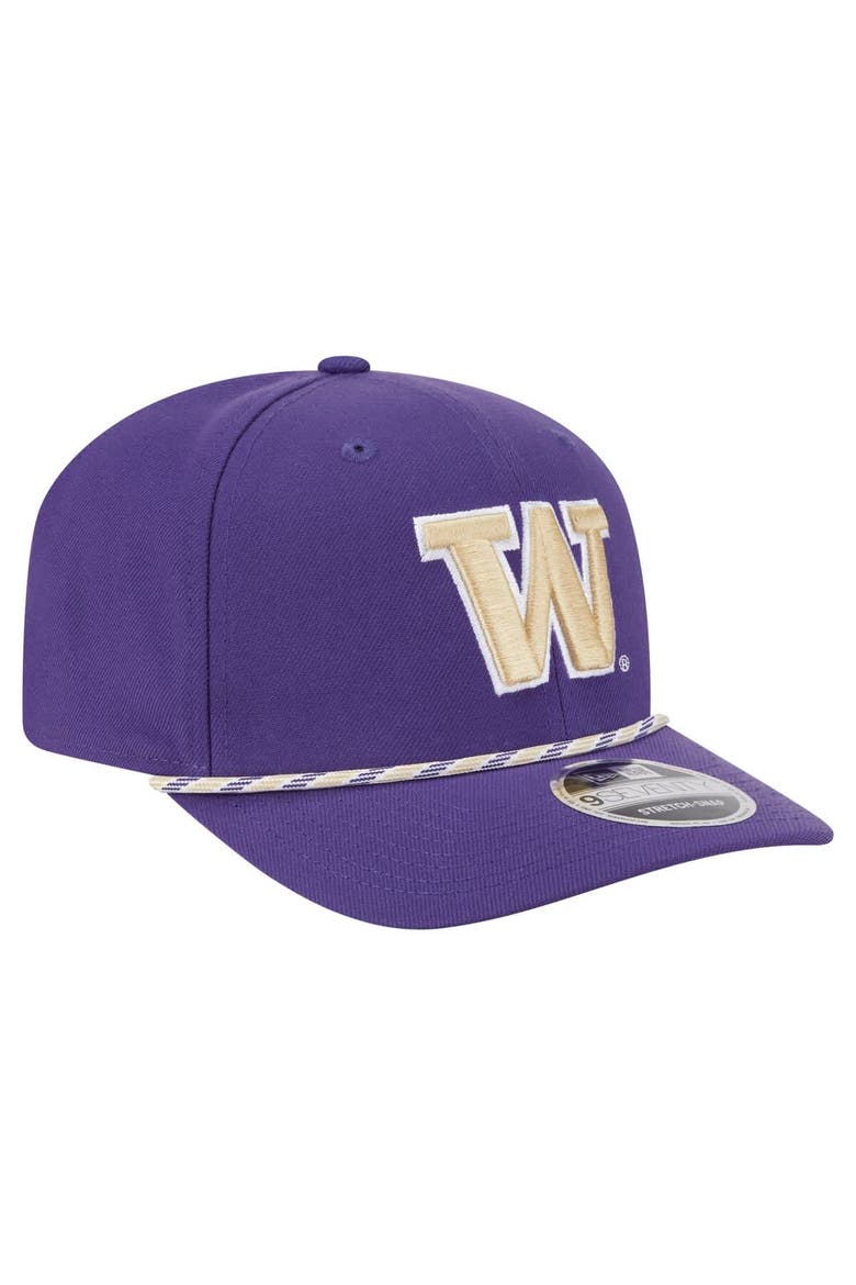 Men's New Era Purple Washington Huskies Game Day Multi-Rope 9SEVENTY Stretch-Snap Hat, Alternate, color, Purple