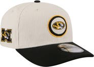 New Era Men's New Era Cream/Black Missouri Tigers Loyal Corduroy 9SEVENTY Adjustable Hat