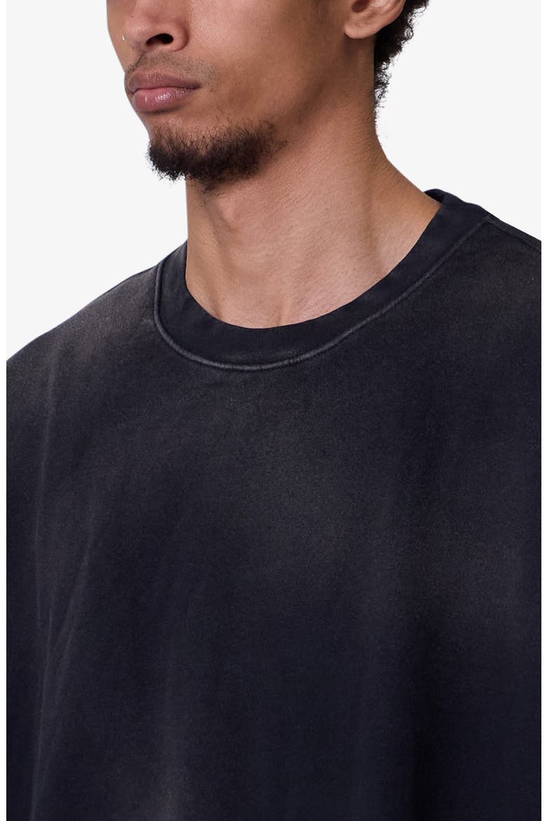 Oversize Cotton T-Shirt, Alternate, color, WASHED BLACK