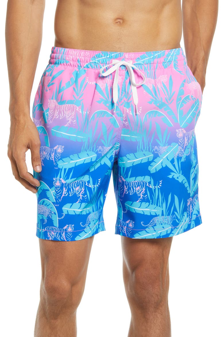 The Hydrofoils 7-Inch Swim Trunks, Main, color, BRIGHT PINK
