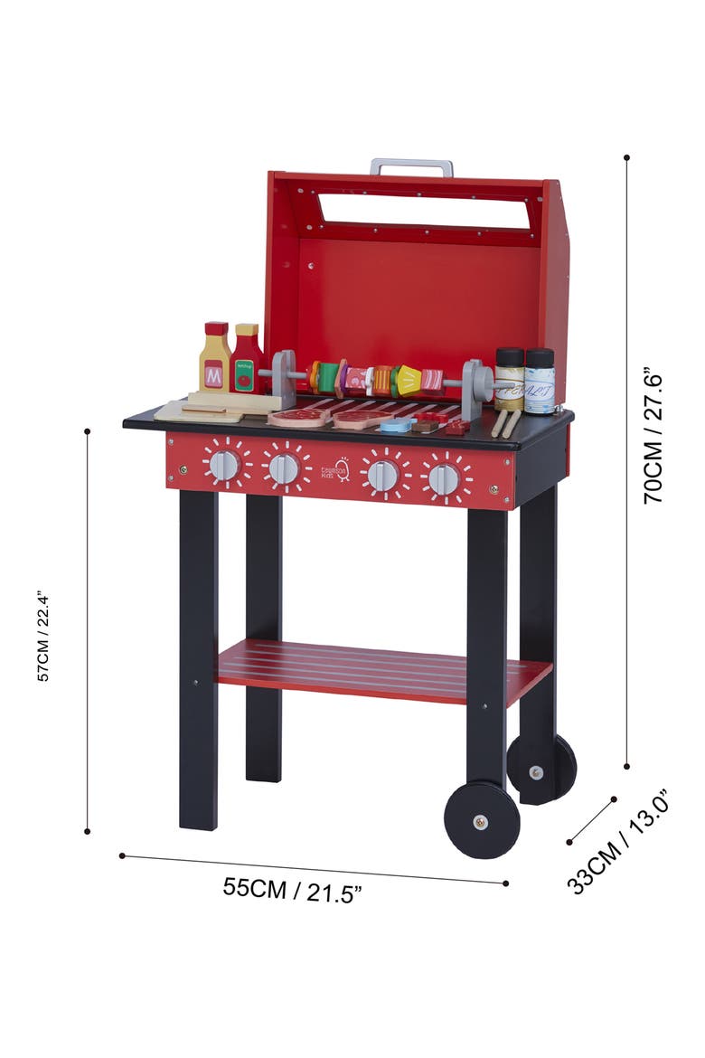 Little Helper Play Grill, Alternate, color, RED