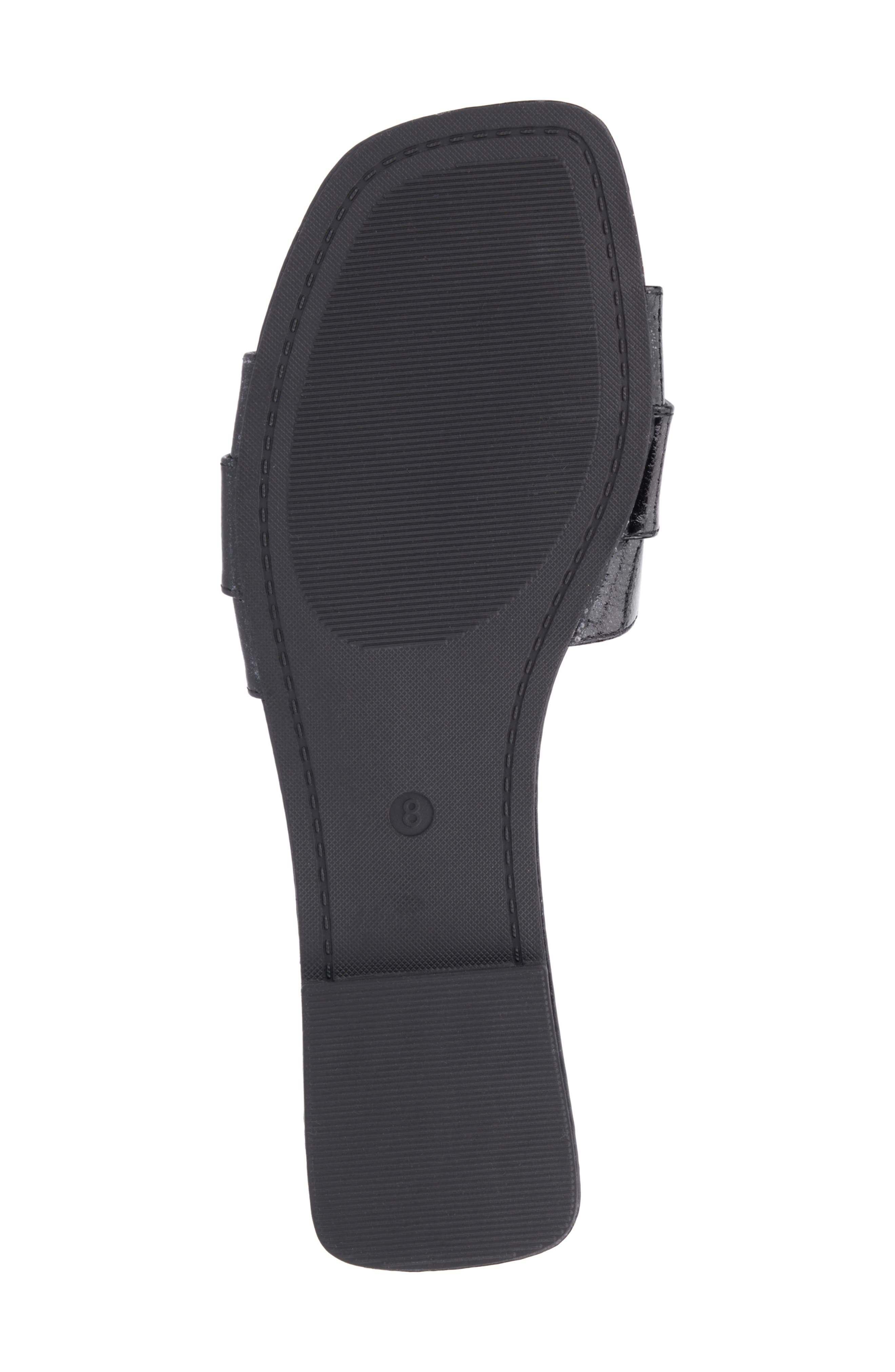 NEW YORK AND COMPANY Nadira Slide Sandal, Alternate, color, Black