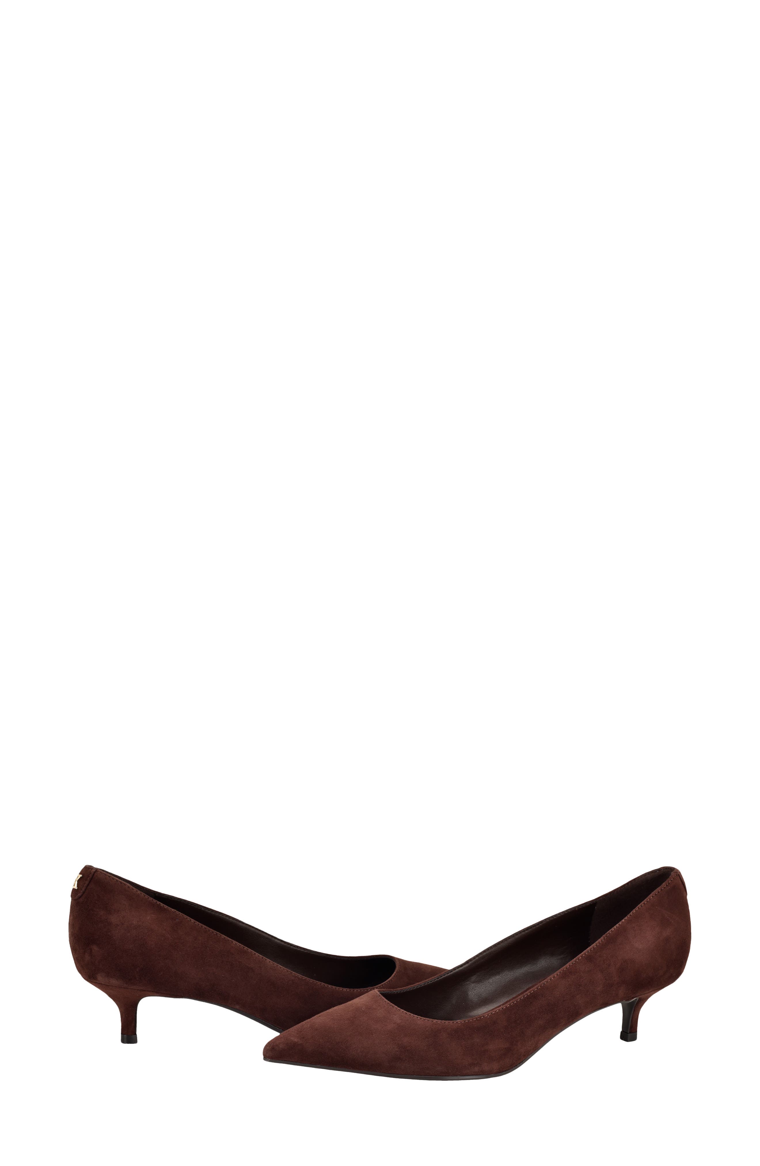 Roxanna Pointed Toe Pump, Alternate, color, DARK BROWN