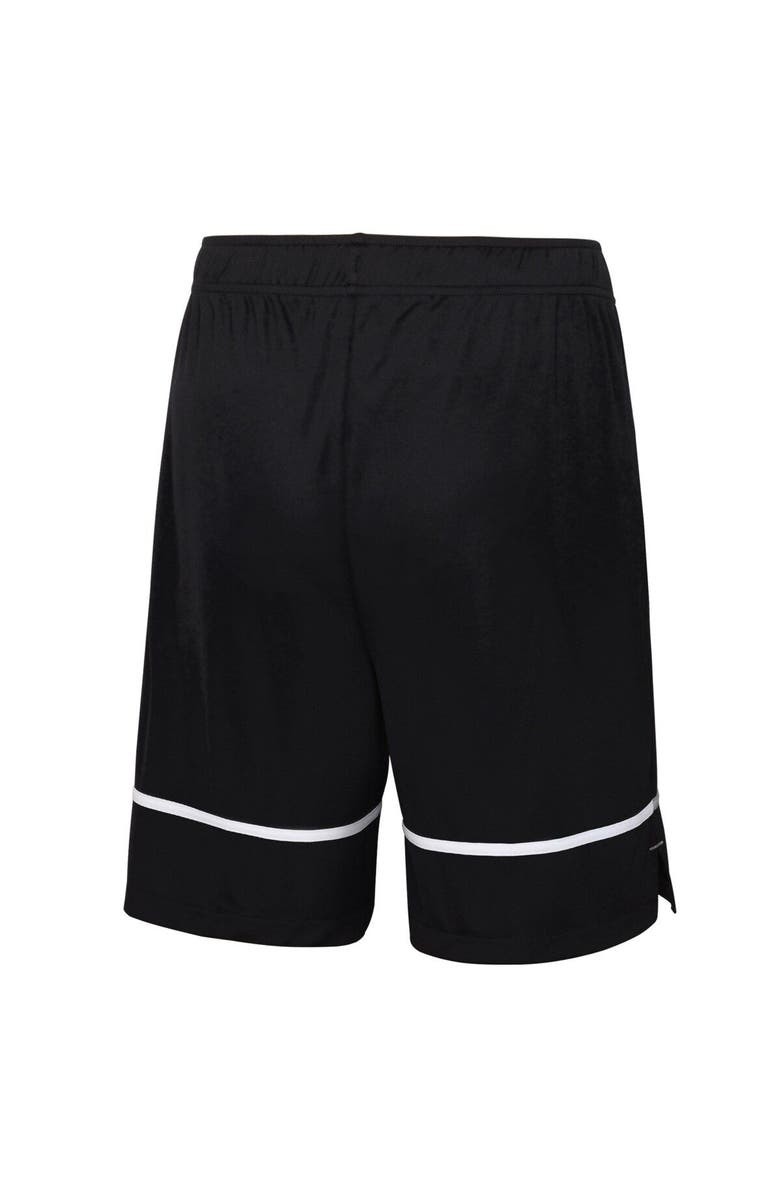 New Era Men's New Era Black Las Vegas Raiders Combine Authentic Rusher Training Shorts, Alternate, color, Black