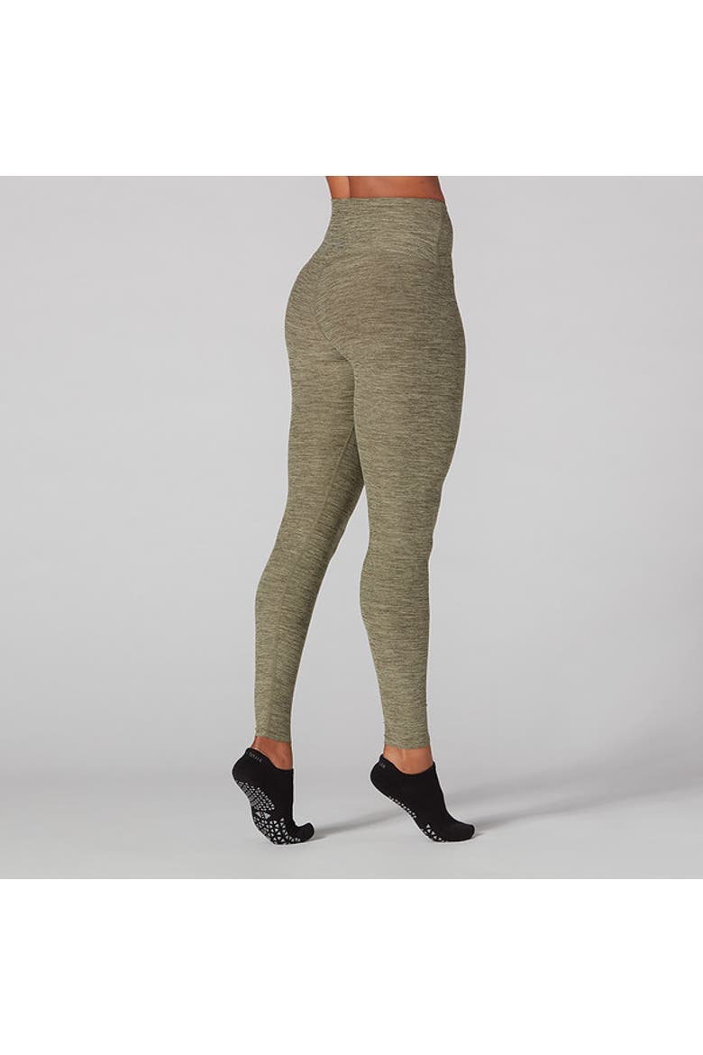 TaviCloud High Waisted 7/8 Legging, Alternate, color, OLIVE SPACE DYE
