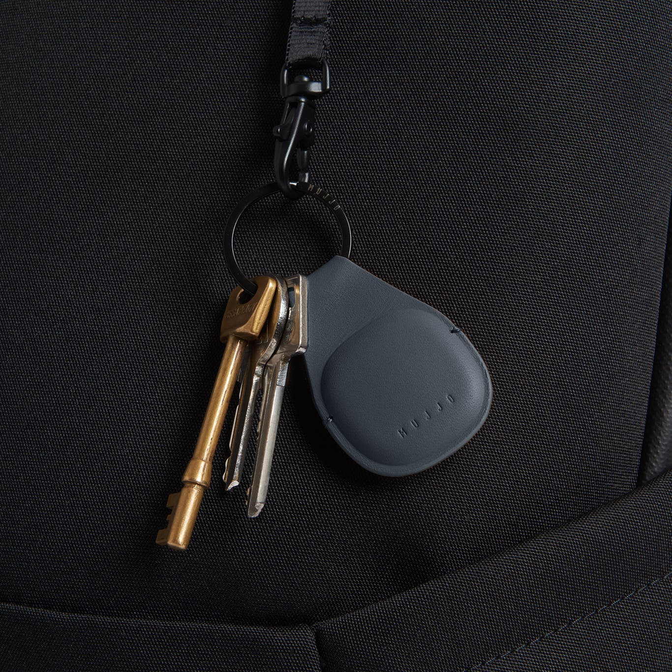 Canopy AirTag Keychain, Alternate, color, Basalt