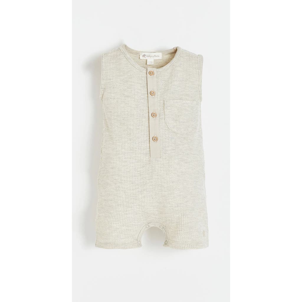 Babycottons Waffle Coverall For Infant In Multi