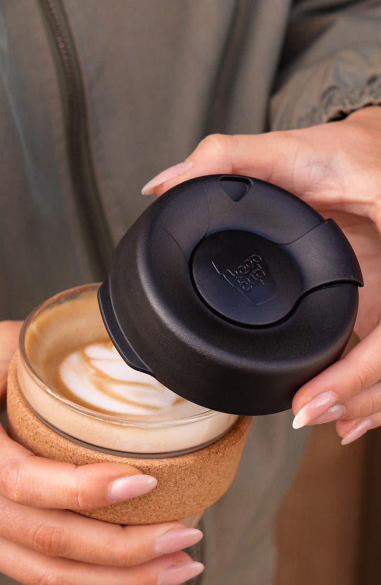 KEEPCUP Brew Cork Reusable Coffee Cup, Alternate, color, Black