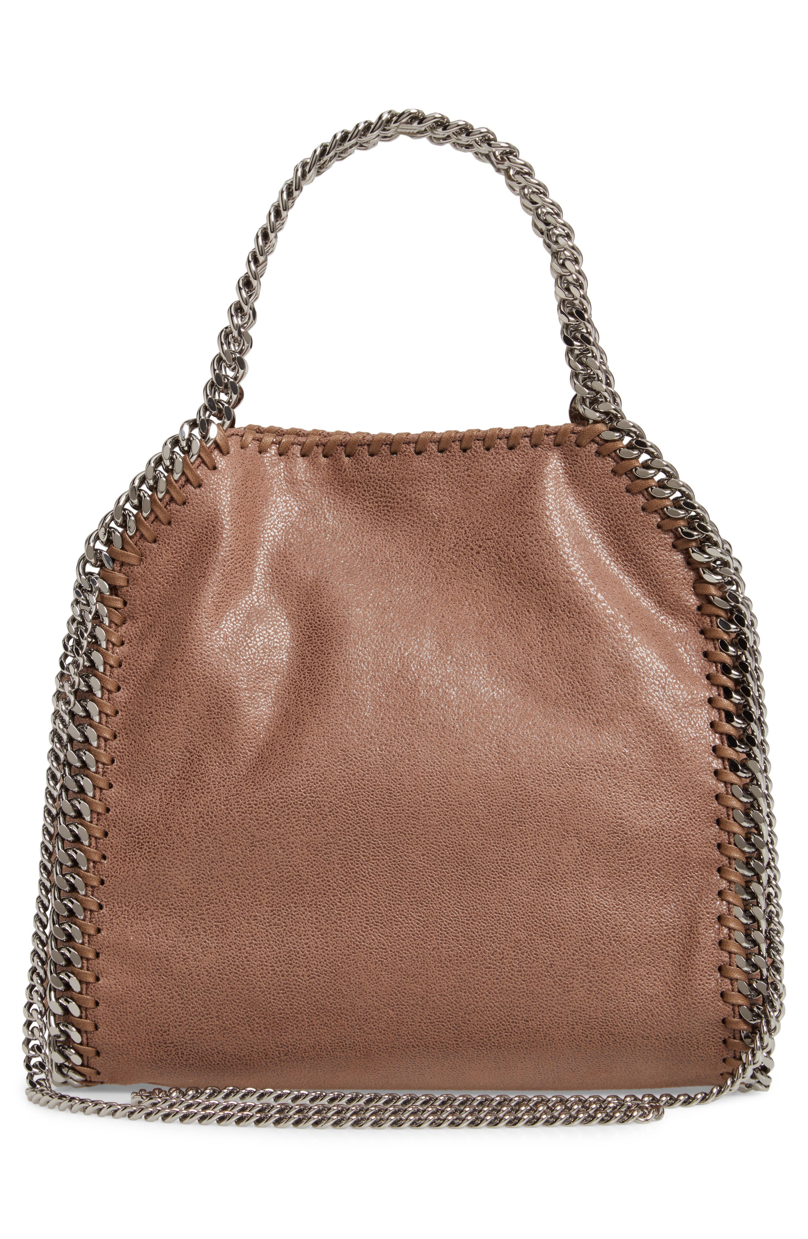 Stella McCartney Mini Falabella Faux Leather Tote, Alternate, color, 