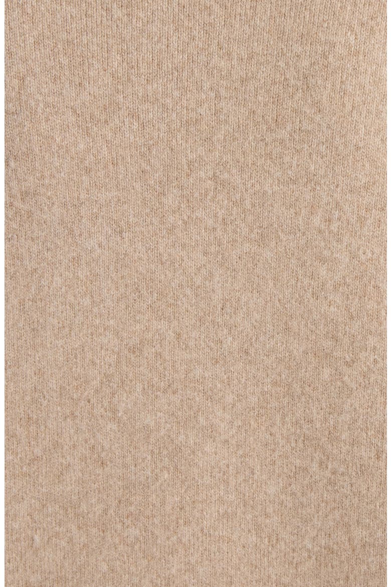 La Maille Vareuse Pallone Merino Wool & Cashmere Polo Sweater, Alternate, color, BEIGE