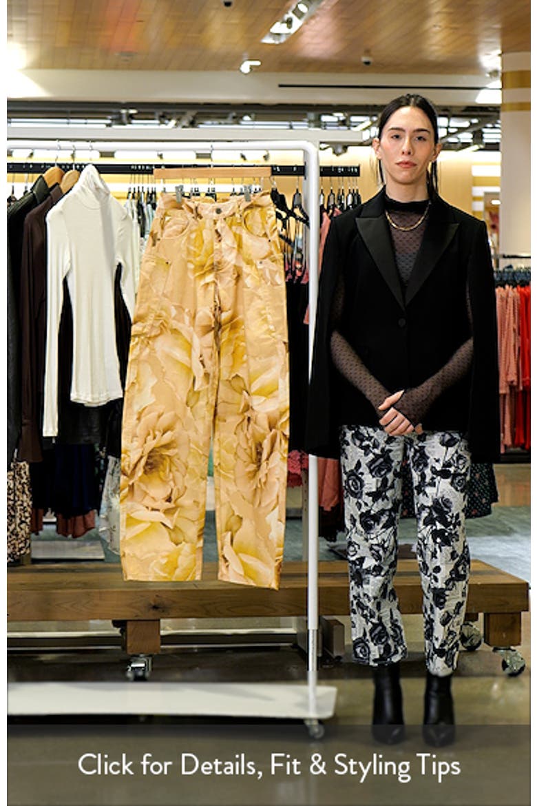 Bexley Floral Barrel Leg Jeans video
