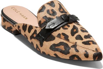 Cole Haan Piper Loafer Mule☆ヒョウ柄☆レオパード Cole Haan Piper Bow Mule (Women) | Nordstromrack