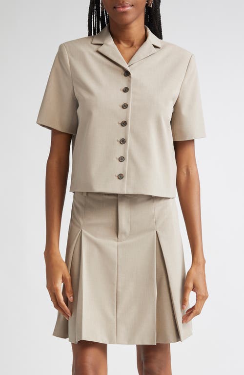 Sandy Liang Beverly Jacket In Gray