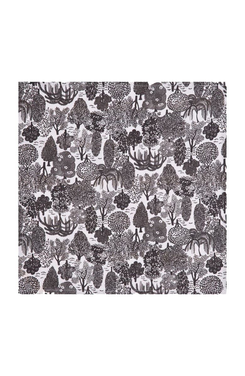 La DoubleJ Large Napkins Set Of 6 (45X45) Bosco Dark Green, Alternate, color, Bosco Dark Green