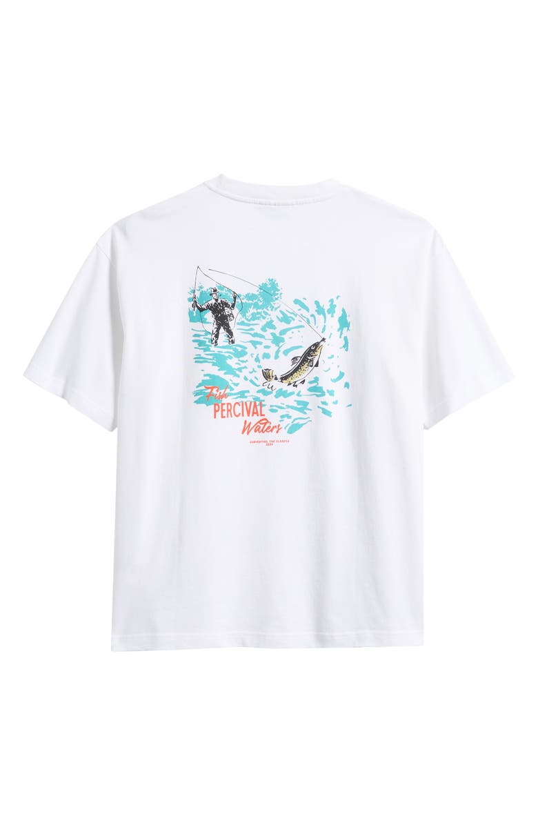 Percival Waters Graphic T-Shirt, Alternate, color, White