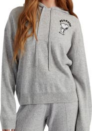 Chinti & Parker Peanuts Athletics Wool-Cashmere Hoodie