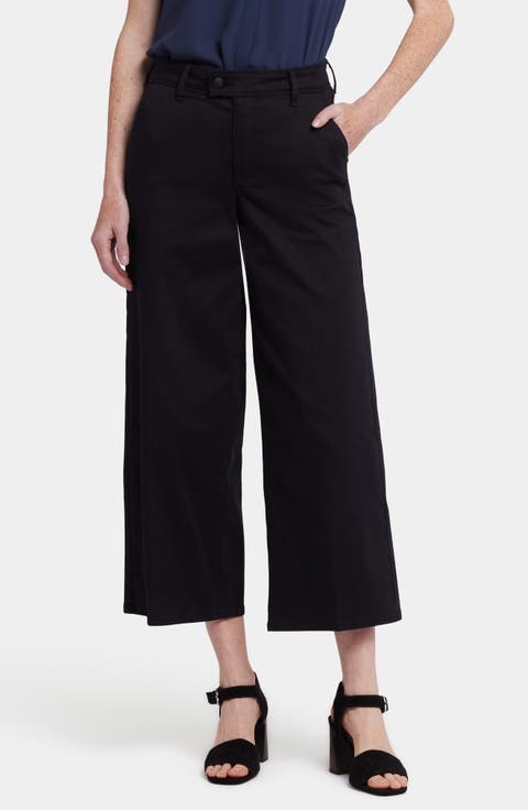 Mona High Waist Ankle Wide Leg Trouser Jeans