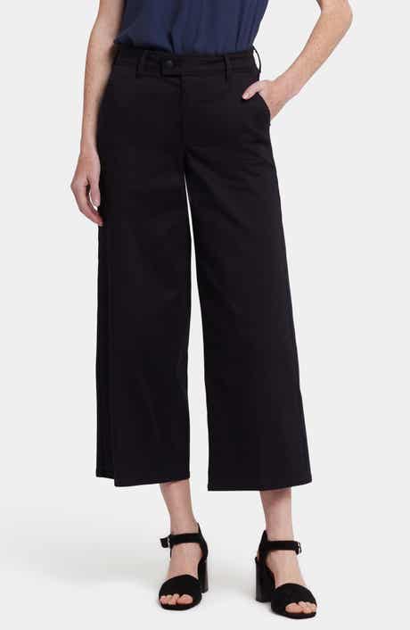 NYDJ Mona High Waist Ankle Wide Leg Trouser Jeans