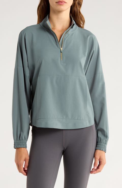 Mirage Water-Repellent Half-Zip Jacket