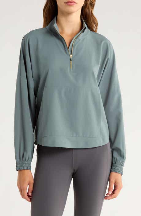 Rhone Mirage Water-Repellent Half-Zip Jacket