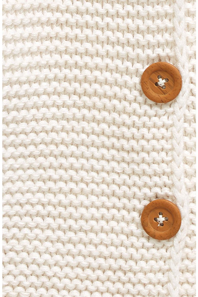 Organic Cotton Hooded Cardigan, Alternate, color, IVORY PRISTINE HEATHER