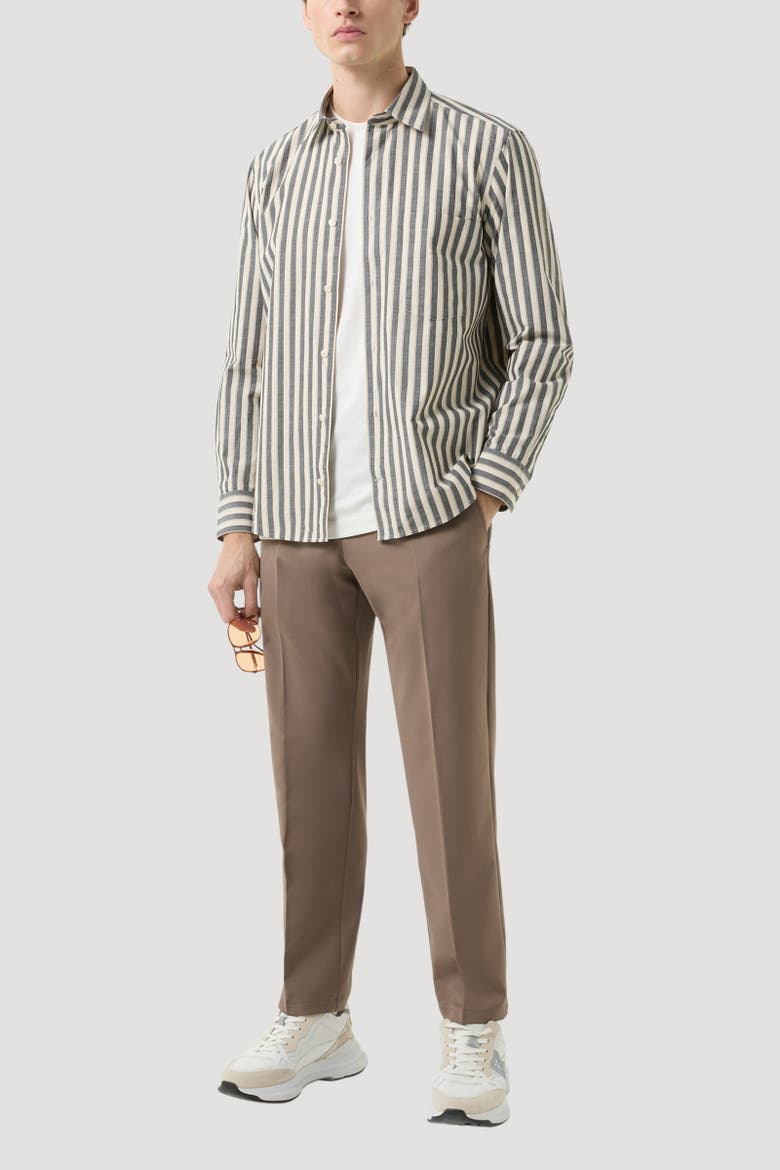 Pleated Trousers Marcus, Alternate, color, Mud