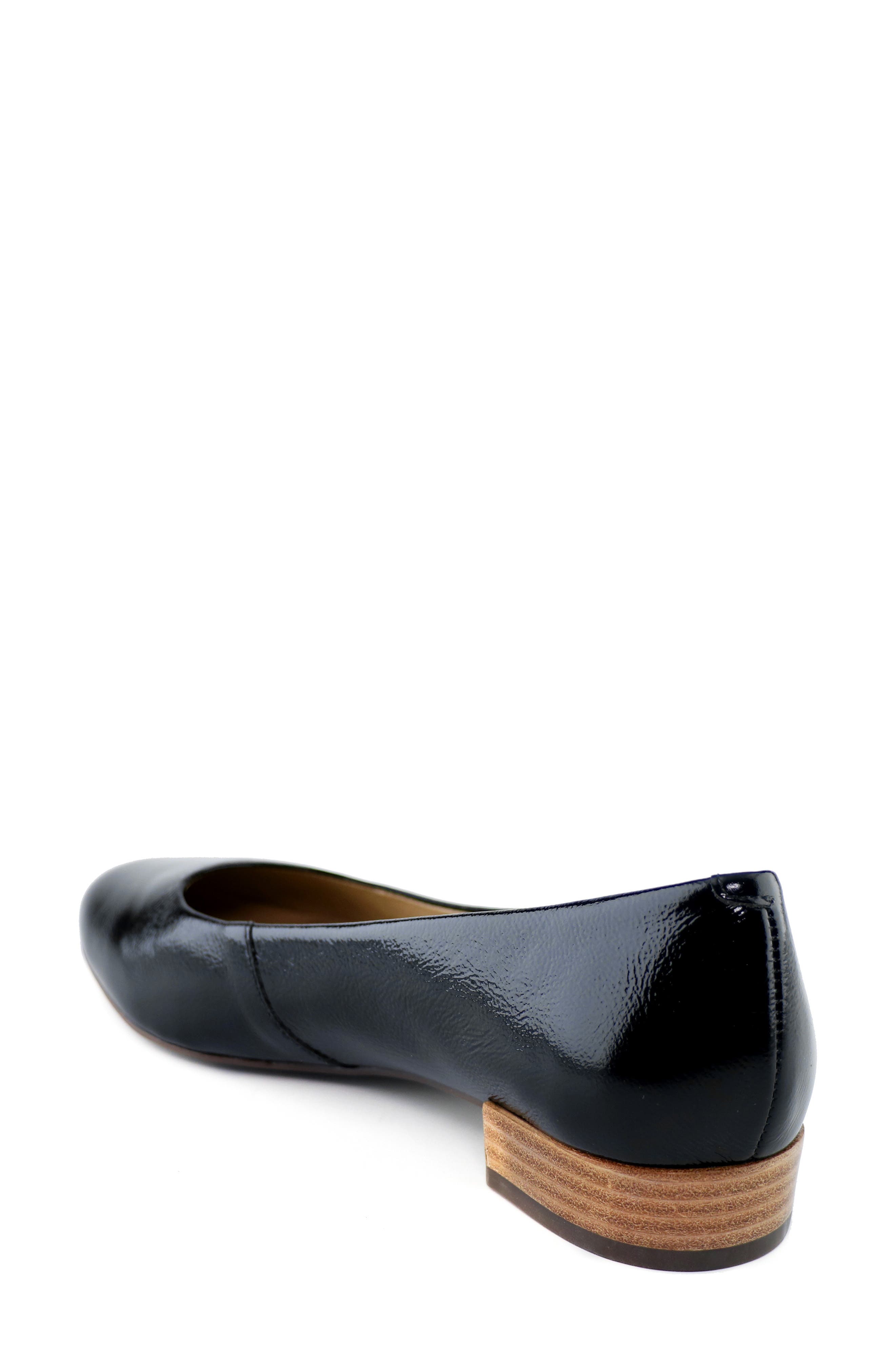 Ferris Flat, Alternate, color, BLACK SVELTE PATENT