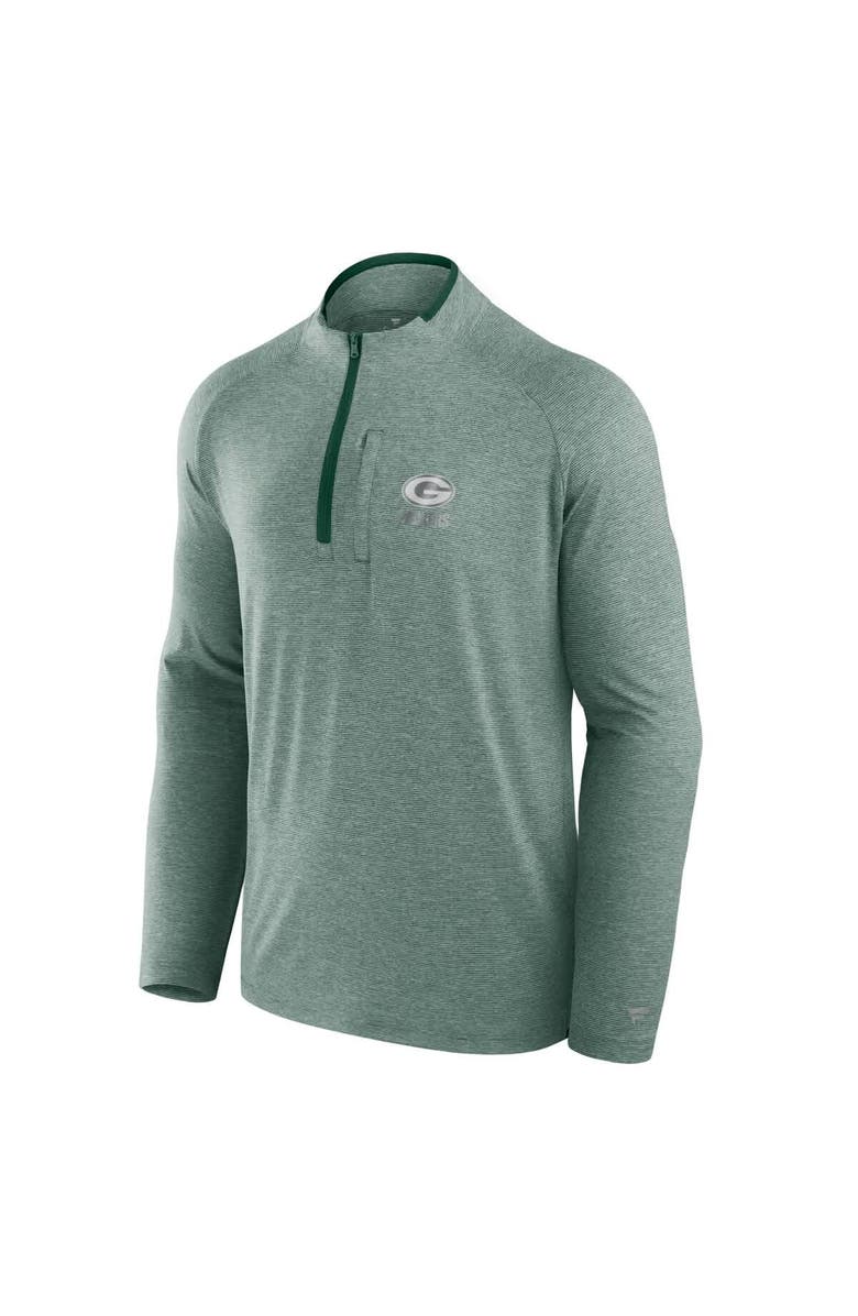 FANATICS Unisex Fanatics Green Green Bay Packers Front Office Performance Primary Quarter-Zip Jacket, Alternate, color, Green