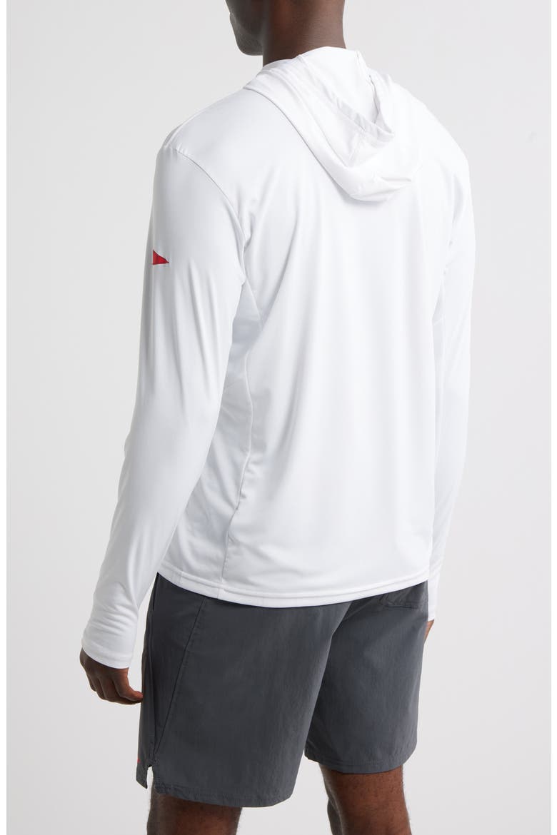 Sun Pro Hooded Rashguard, Alternate, color, WHITE