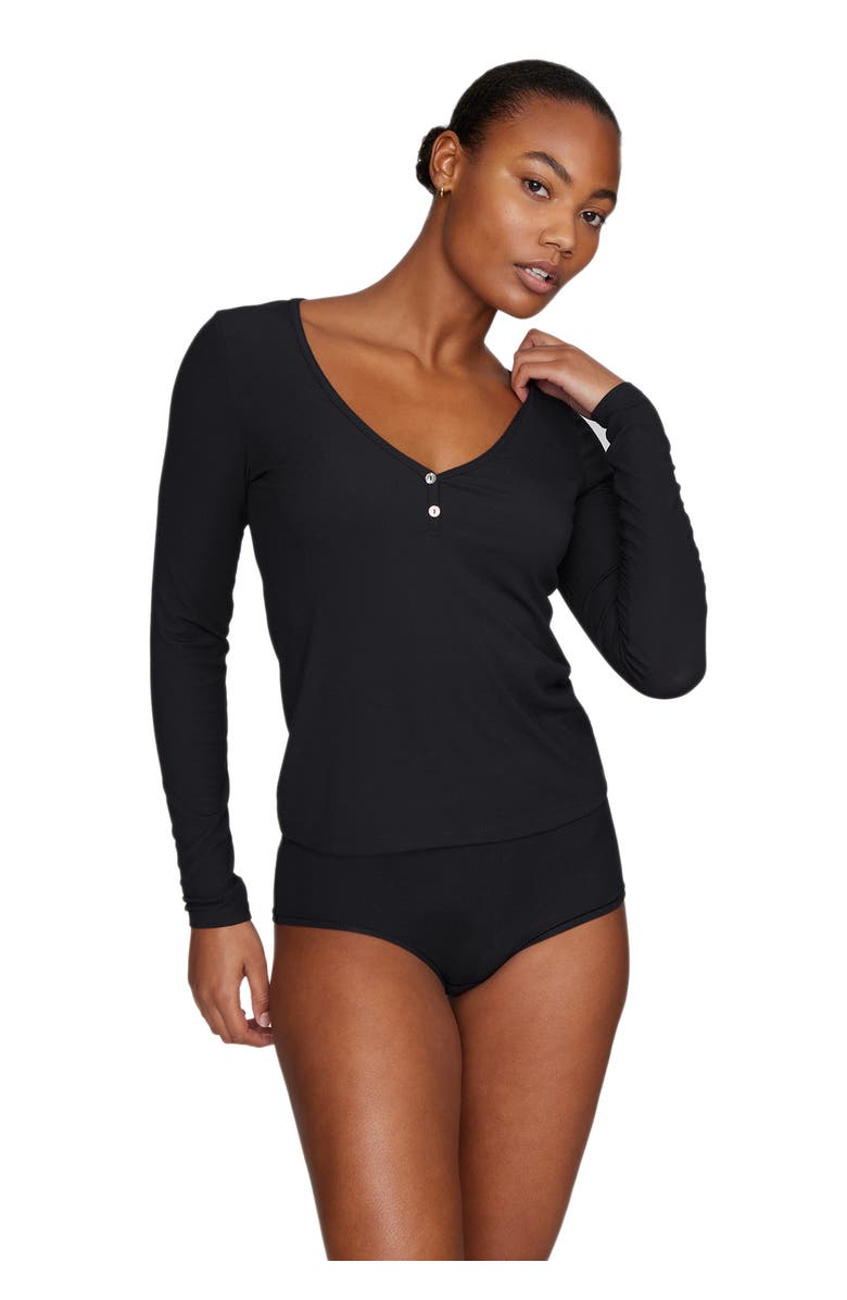 CUUP The Button Long Sleeve, Main, color, Black