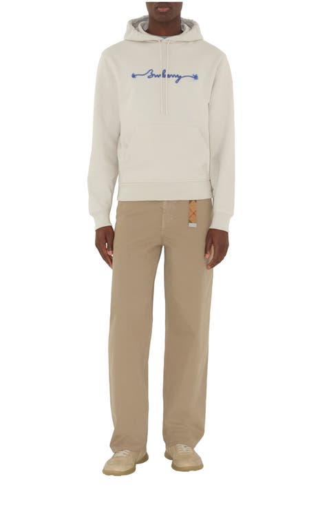 Knot Logo Cotton Hoodie