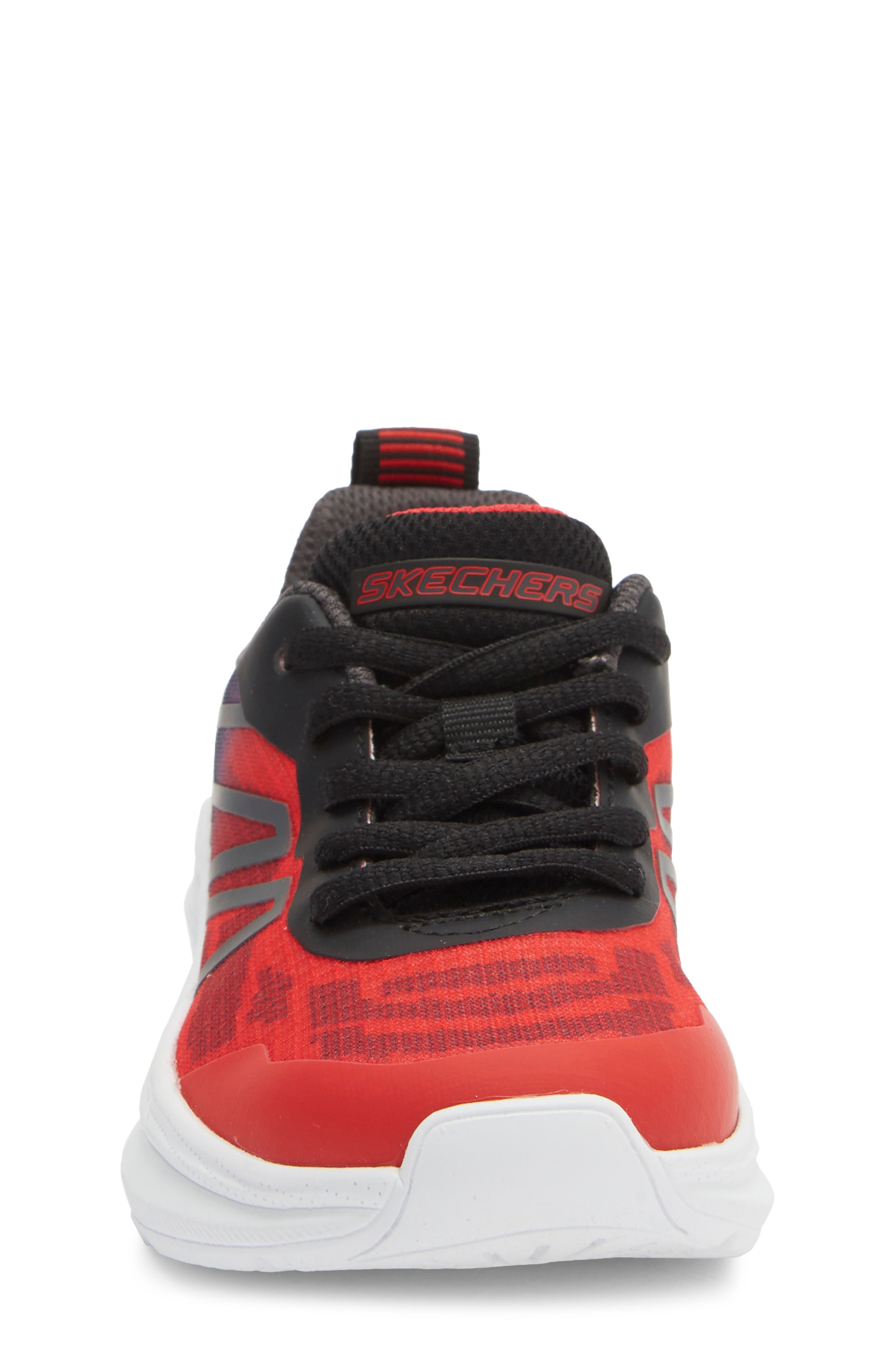 Kids' Microspec Velocity Zromic Running Shoe, Alternate, color, RED/ BLACK