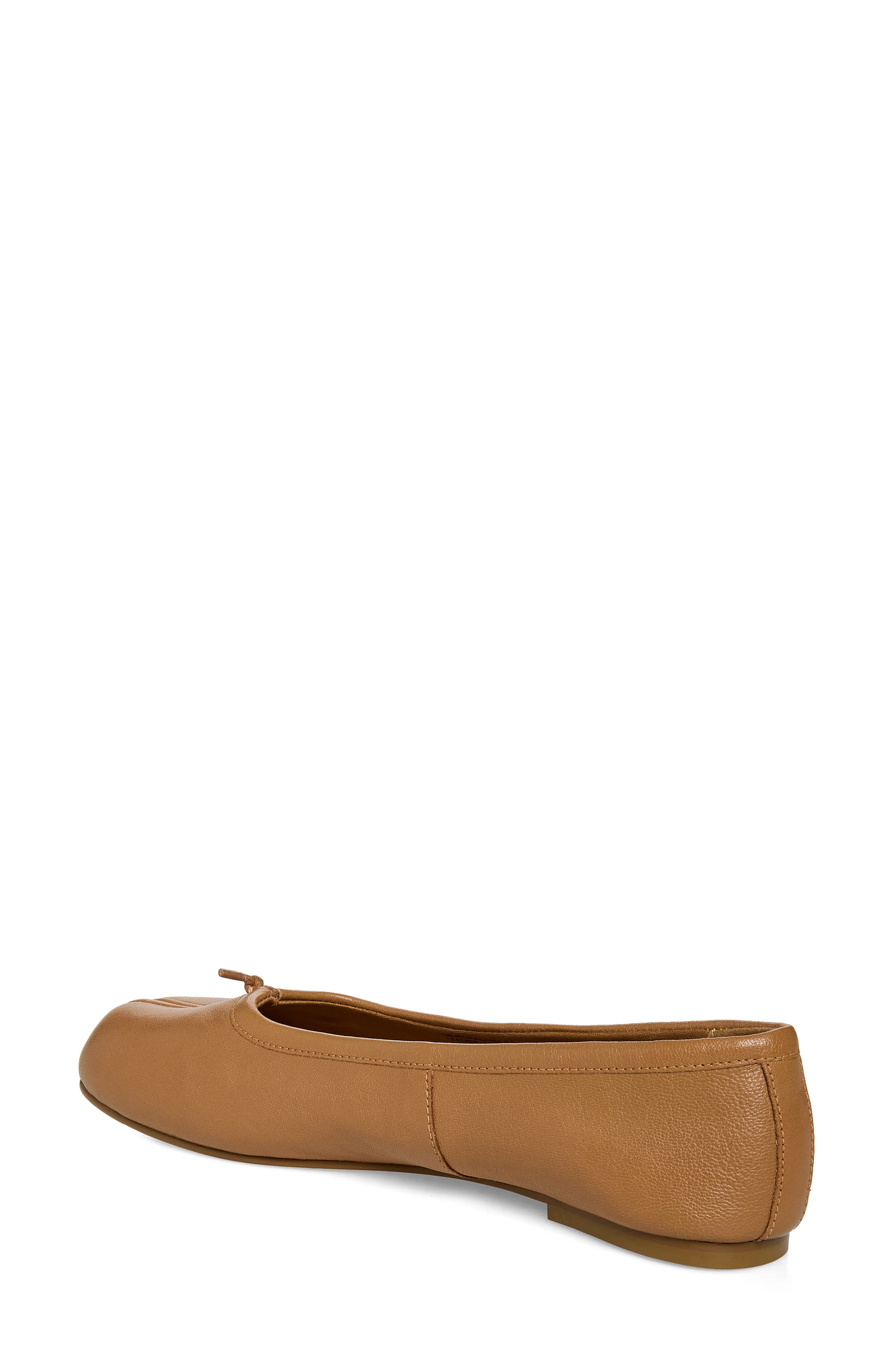 Calico Split Toe Ballet Flat, Alternate, color, TAN LEATHER