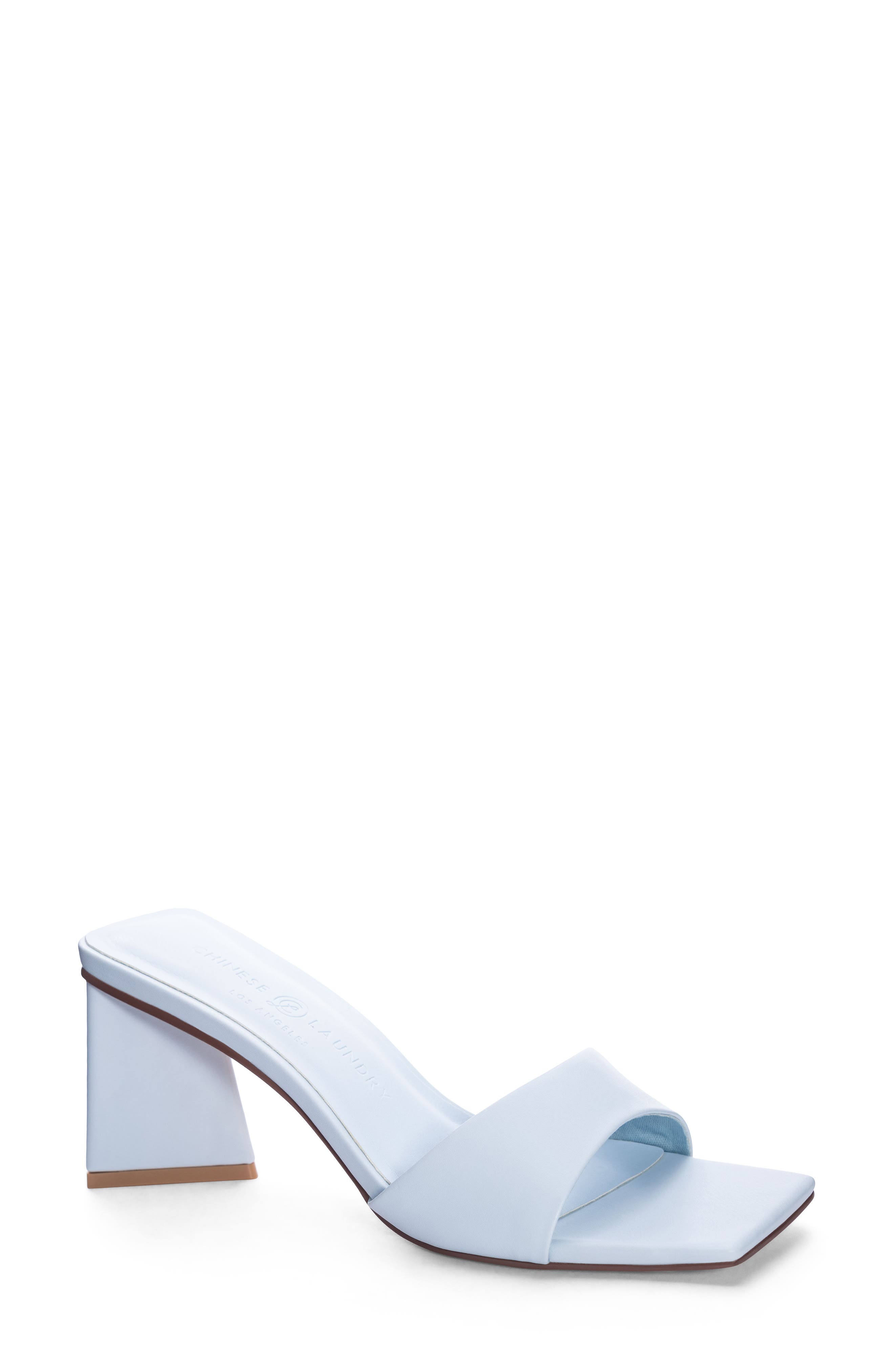 Yanda Slide Sandal, Main, color, LIGHT BLUE