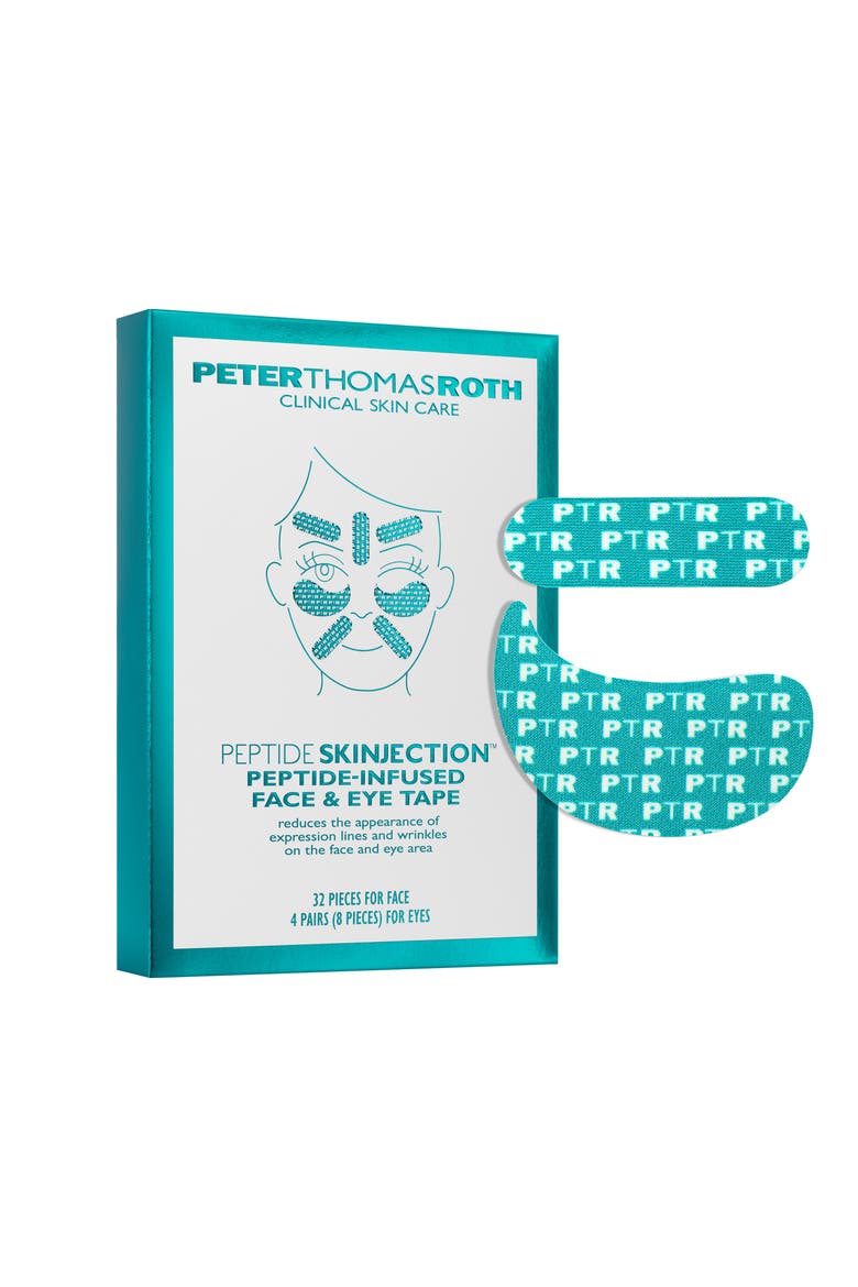 Peptide Skinjection™ Peptide-Infused Face & Eye Tape, Main, color, NO COLOR