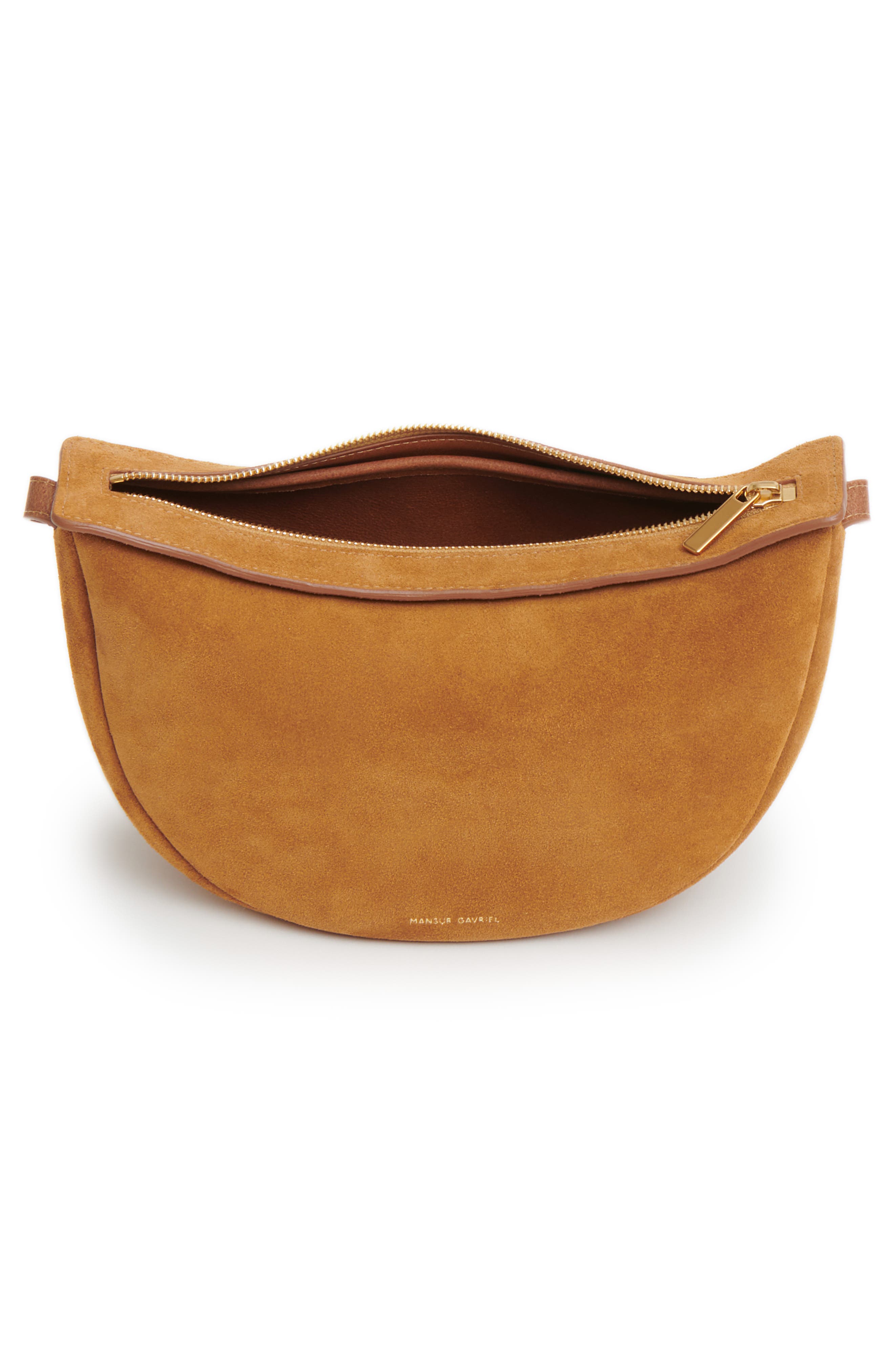 Mansur Gavriel Moon Leather Sling Bag, Alternate, color, 