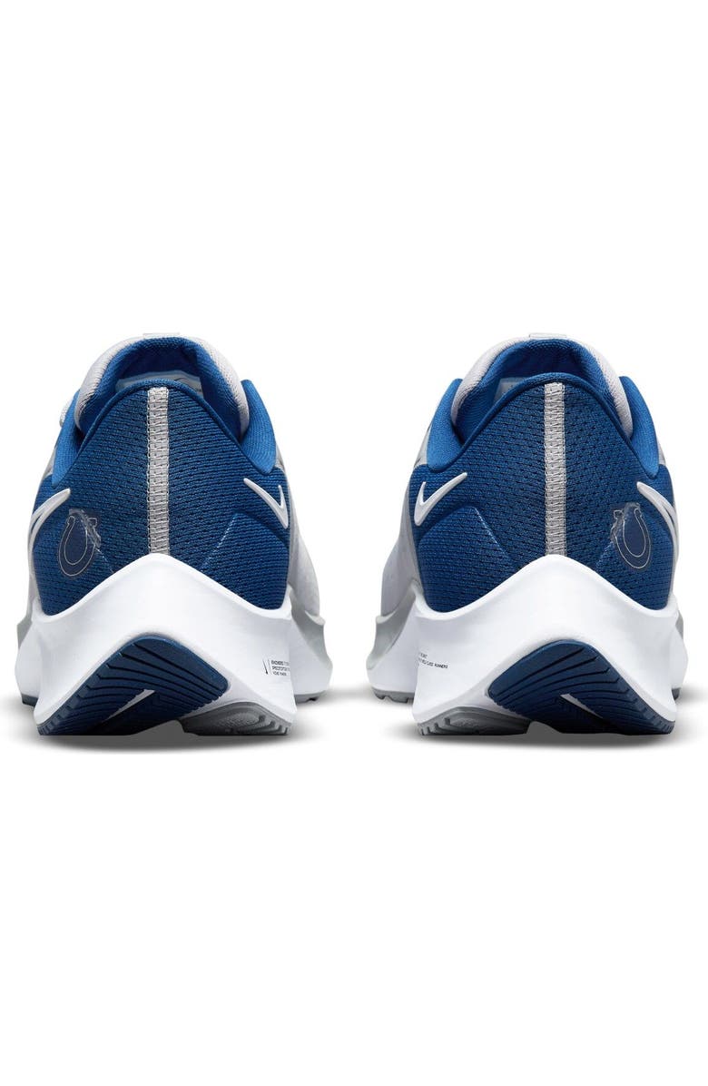Nike Unisex Nike Gray Indianapolis Colts Zoom Pegasus 38 Running Shoe, Alternate, color,