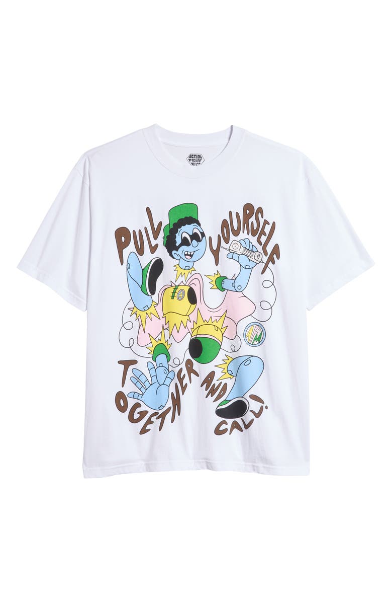 Action Figure Miles Pull Yourself Together Graphic T-Shirt, Alternate, color,