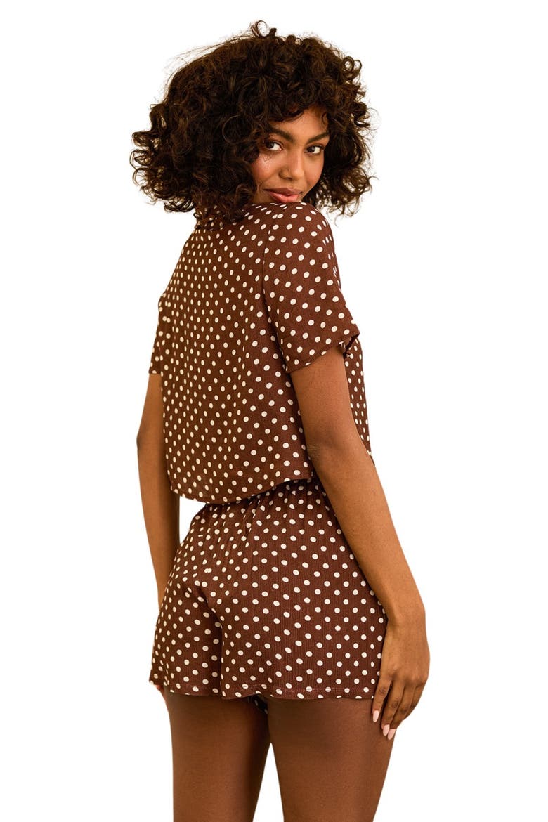 Slumber Party Set, Alternate, color, Dotted Brown
