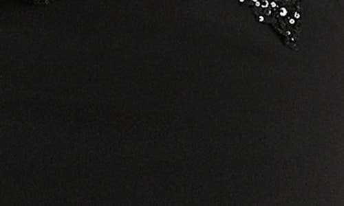 Helsi Stella Sequin Strapless Cocktail Dress In Black