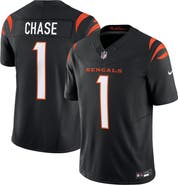 Nike Men's Nike Ja'Marr Chase Black Cincinnati Bengals Vapor F.U.S.E. Limited Jersey