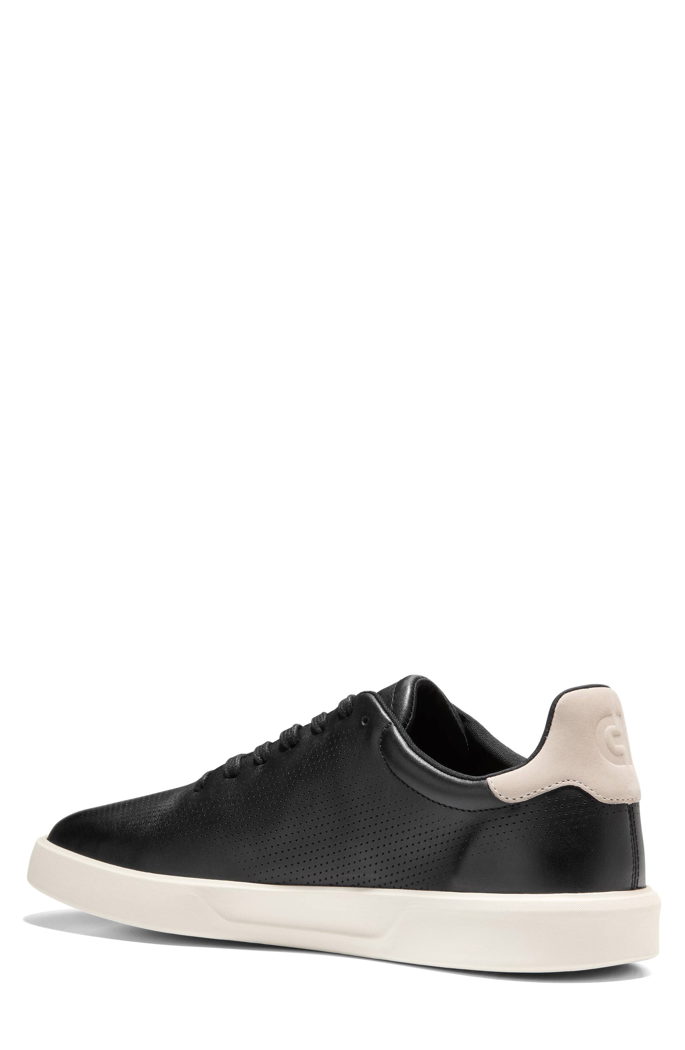 Cole Haan Grand Crosscourt Daily Laser Sneaker, Alternate, color, Black / Ancient Scroll / Ivory
