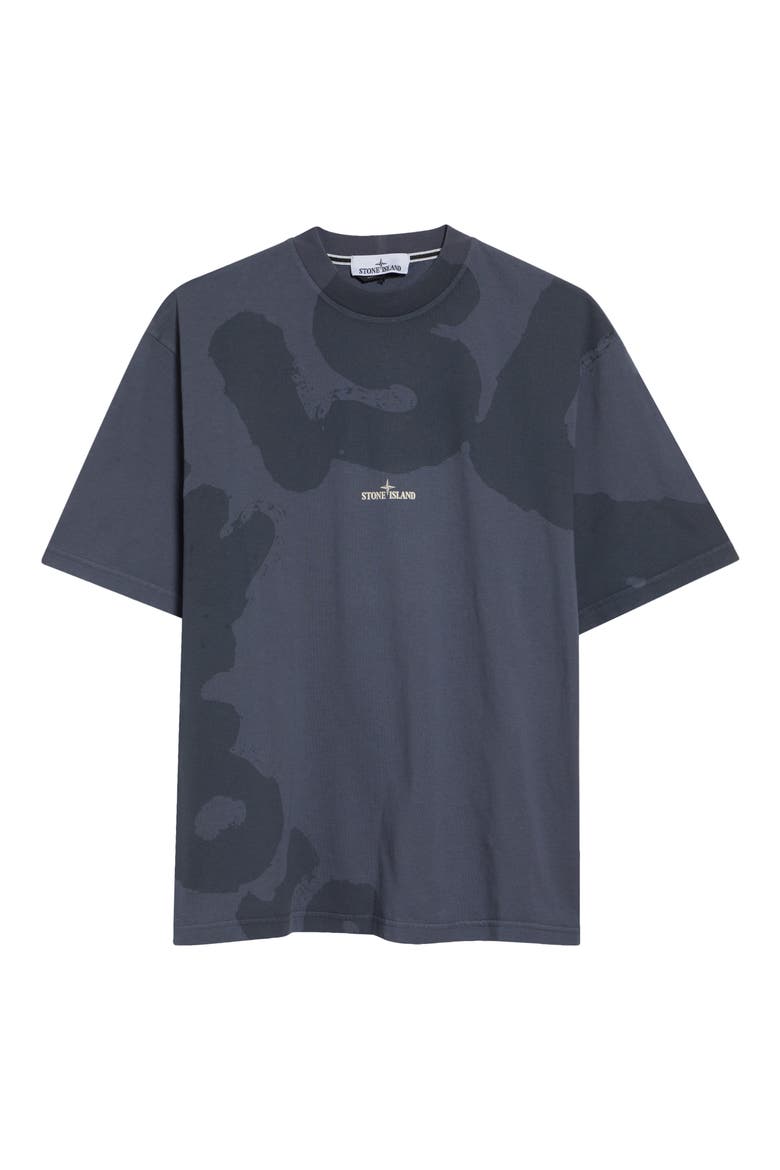 Logo Graphic T-Shirt, Alternate, color, BLUE GREY