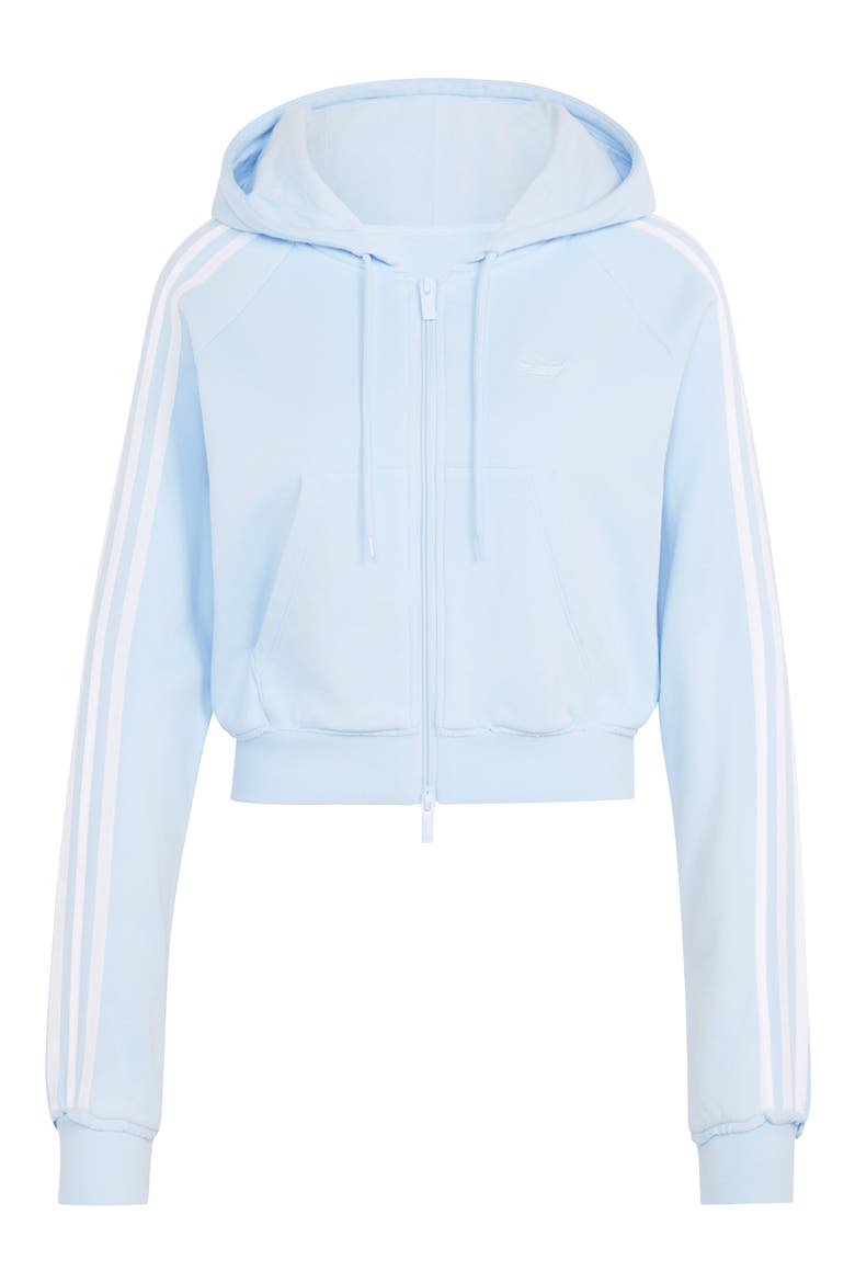 GFX Zip Crop Track Jacket, Alternate, color, CRYSTALSKY