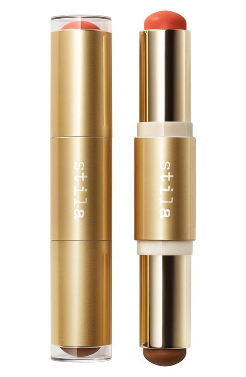 Stila Blush & Bronze Hydro-Blur Cheek Duo Stick in Papaya And Tan  product