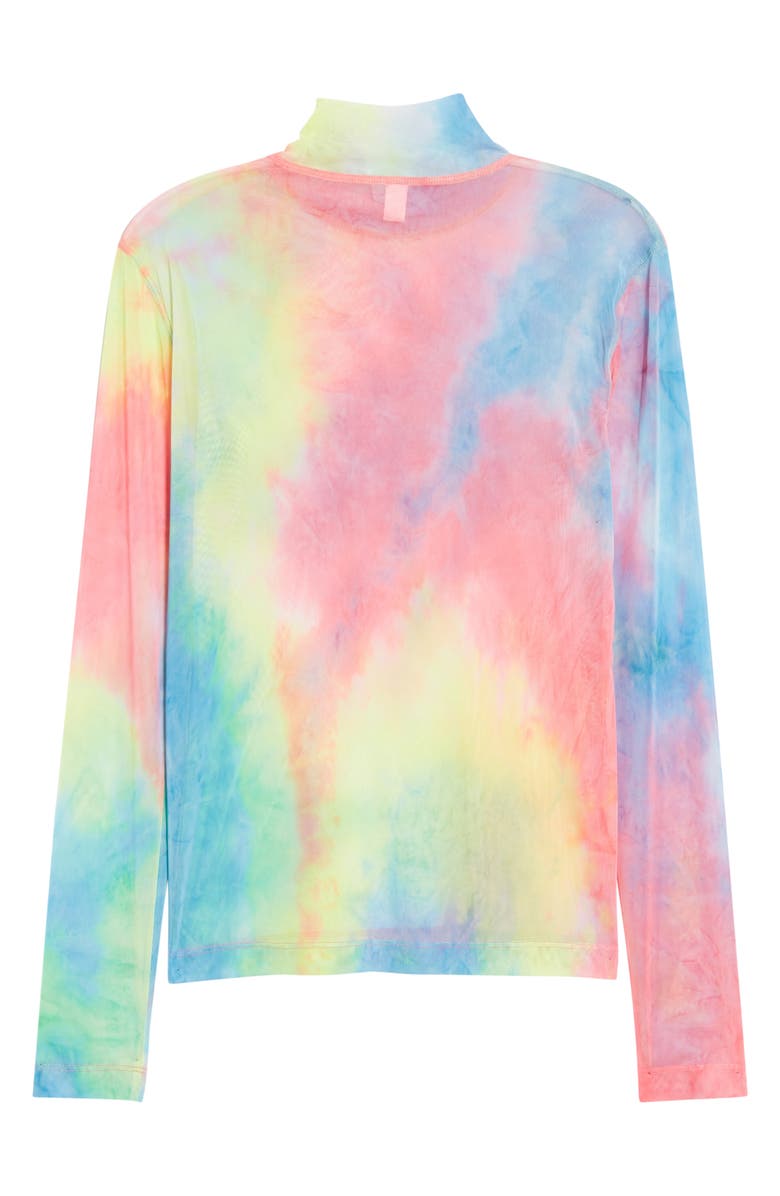 BP. Be Proud by BP. Gender Inclusive Tie-Dye Mesh Turtleneck, Alternate, color,